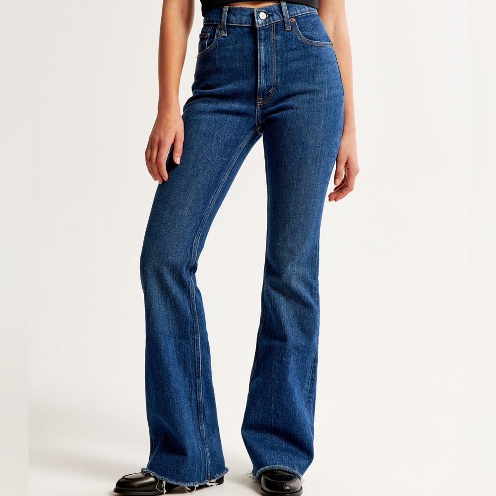 Abercrombie The 70’s Vintage Flare Ultra High Rise Jeans